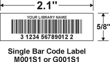 Teslin Laminated Barcode Labels, Singles 2.1" x 5/8"