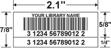 Teslin Two-Part Synthetic Barcode Labels